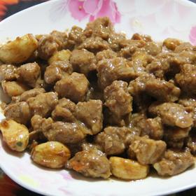 黑蒜子牛肉粒