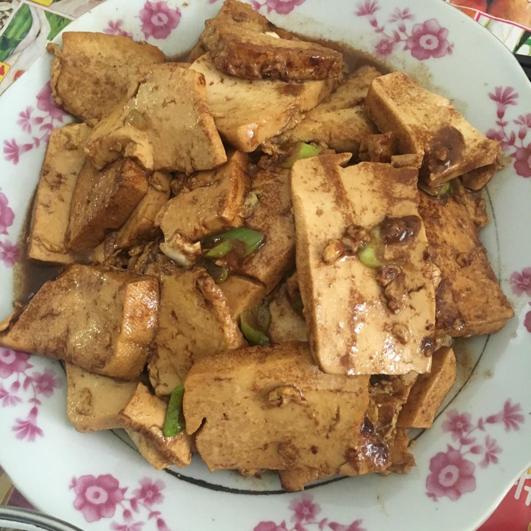 蚝油嫩豆腐