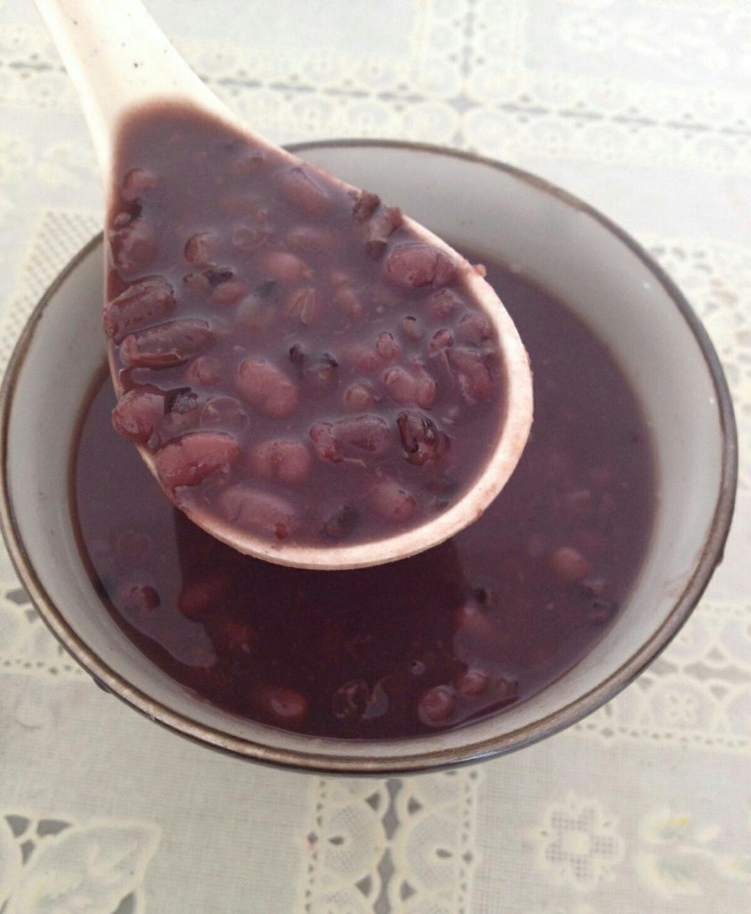 红豆黑米糖水（电饭煲版）