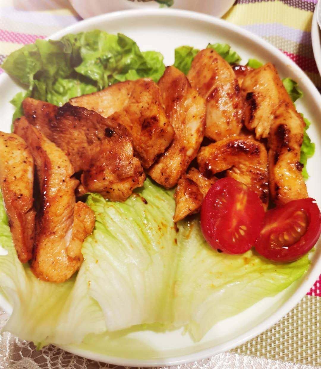 香煎鸡胸肉（减肥必备）