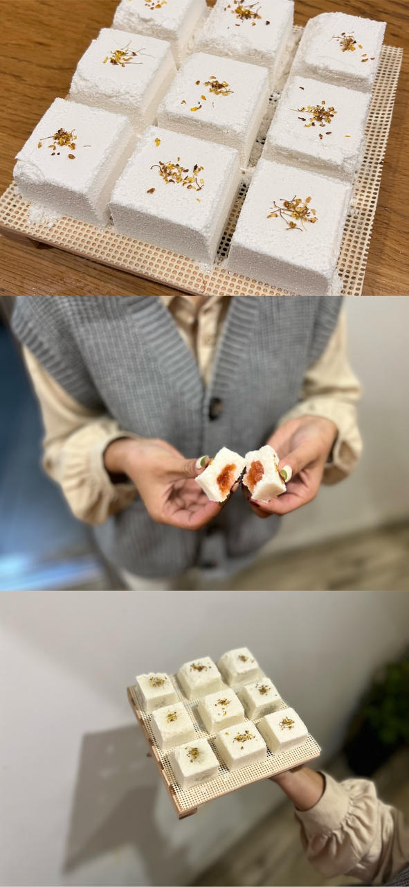 中式传统小方糕 松糕 米糕 蒸糕