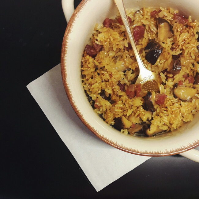 香菇油饭