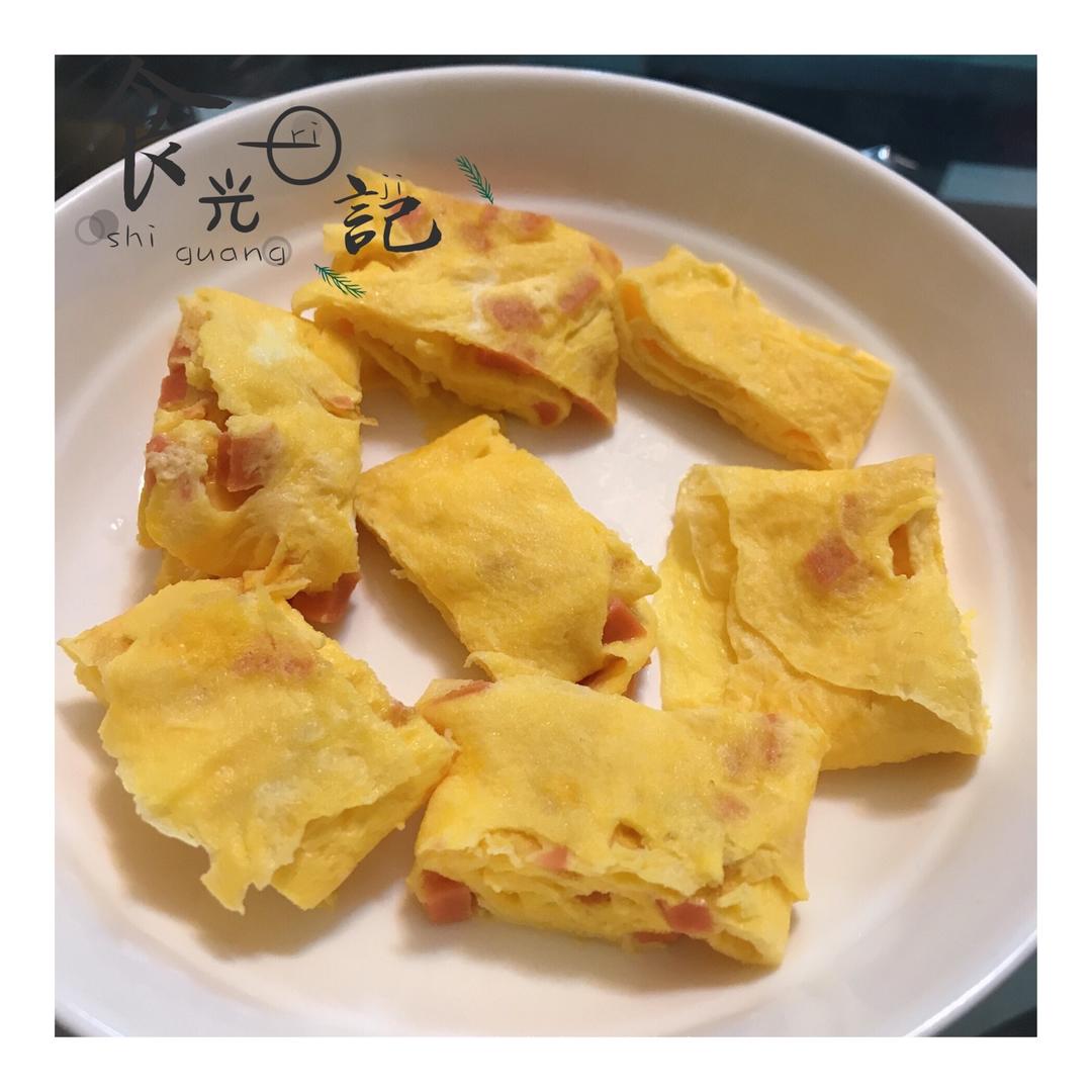 火腿鸡蛋卷