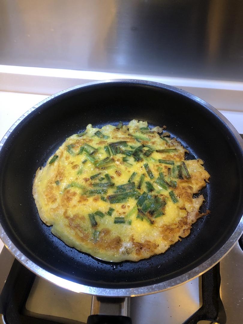 韭菜鸡蛋煎饼