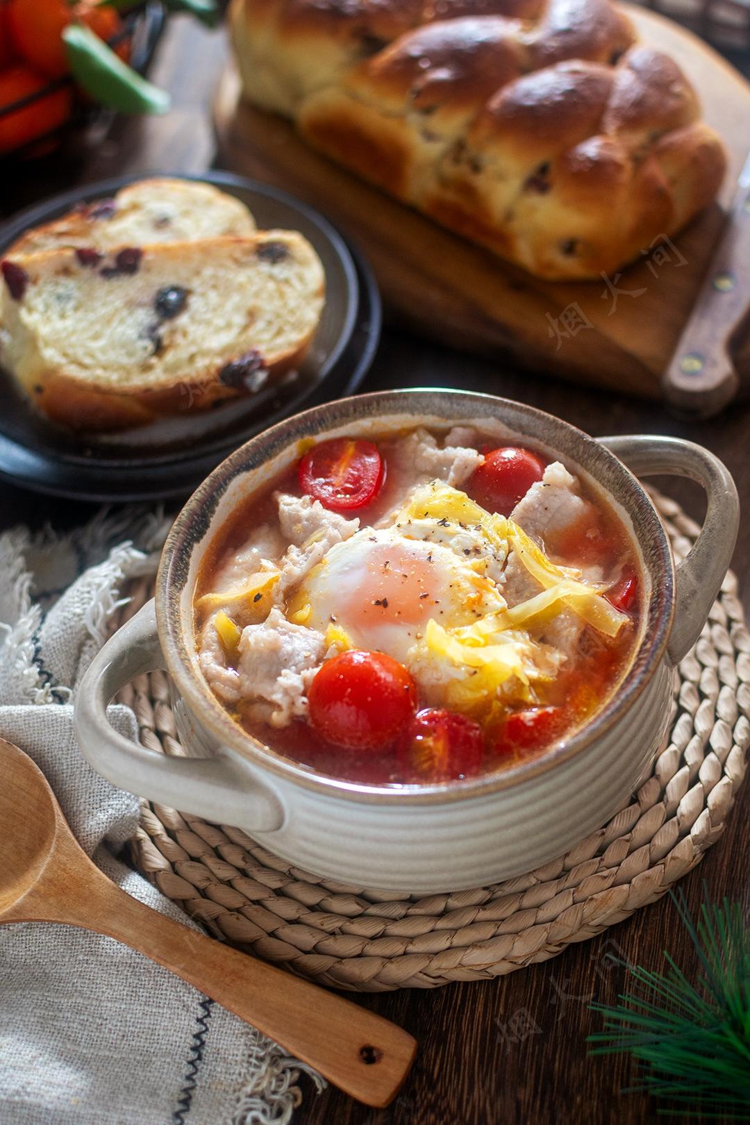 番茄滑肉煲｜酸爽开胃！肉片超级嫩滑