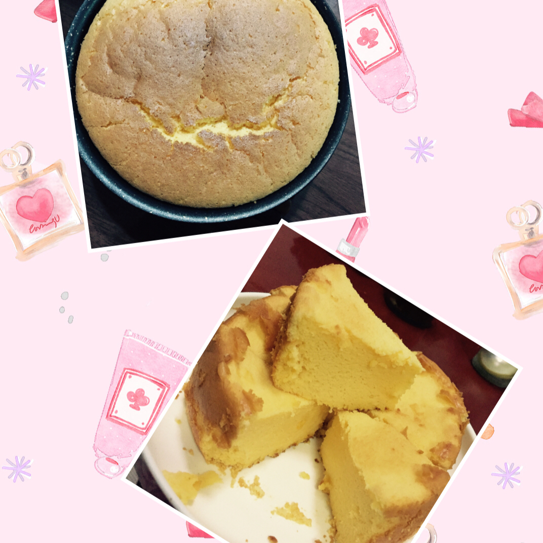6寸原味戚风蛋糕