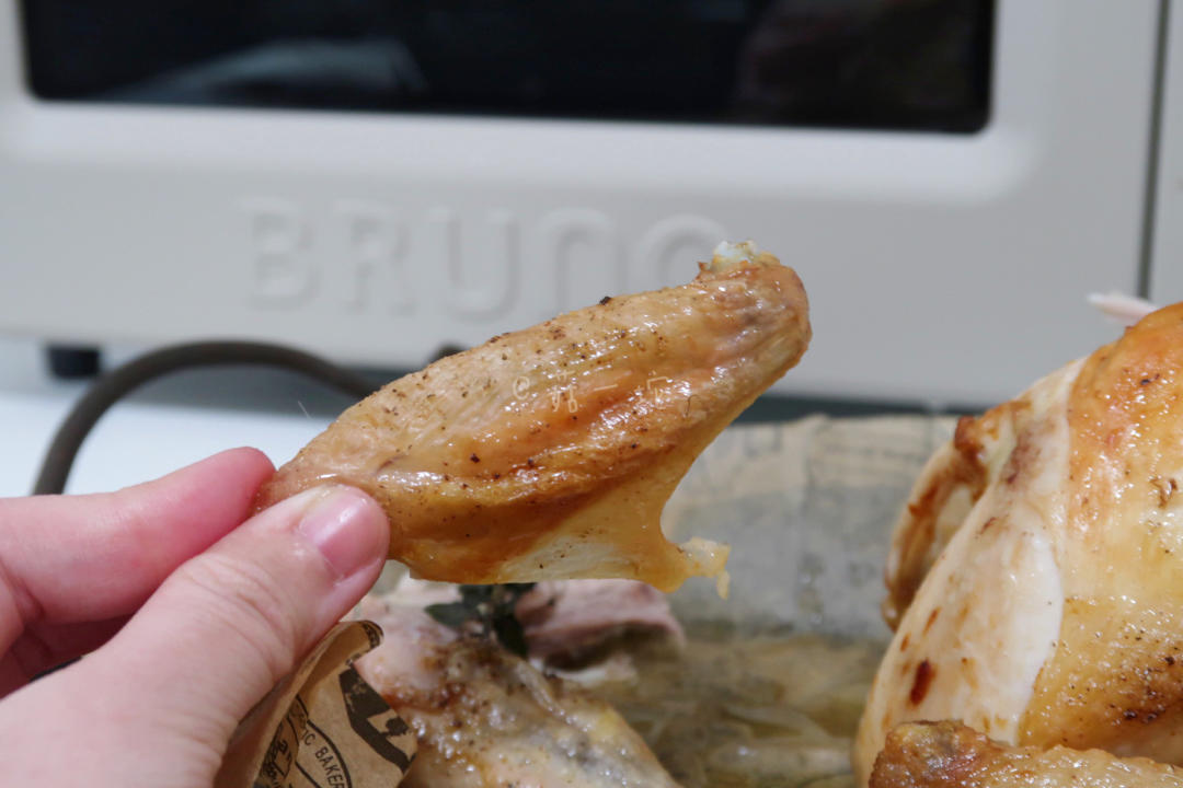 Bruno烤箱丨无需提前腌制的脆皮烤鸡