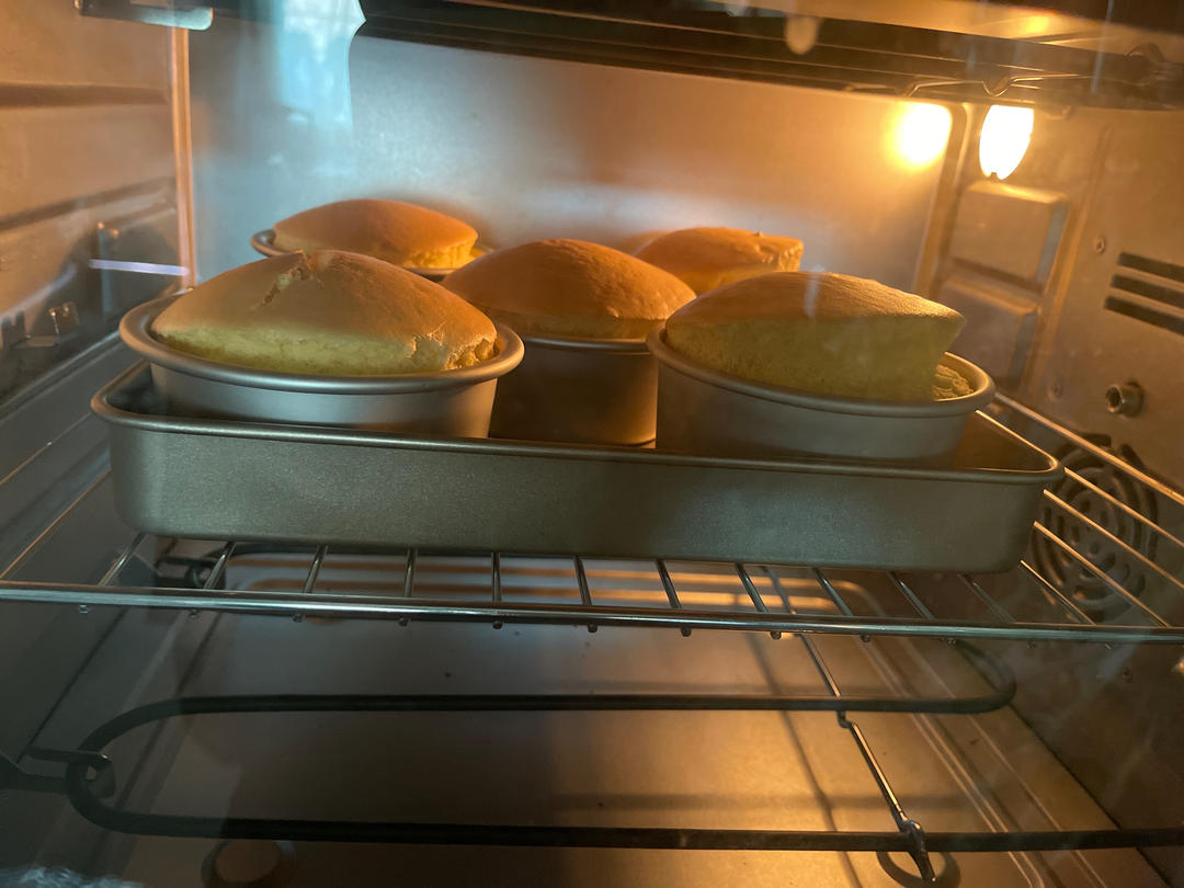 八寸戚风蛋糕（4个4寸加高模具）