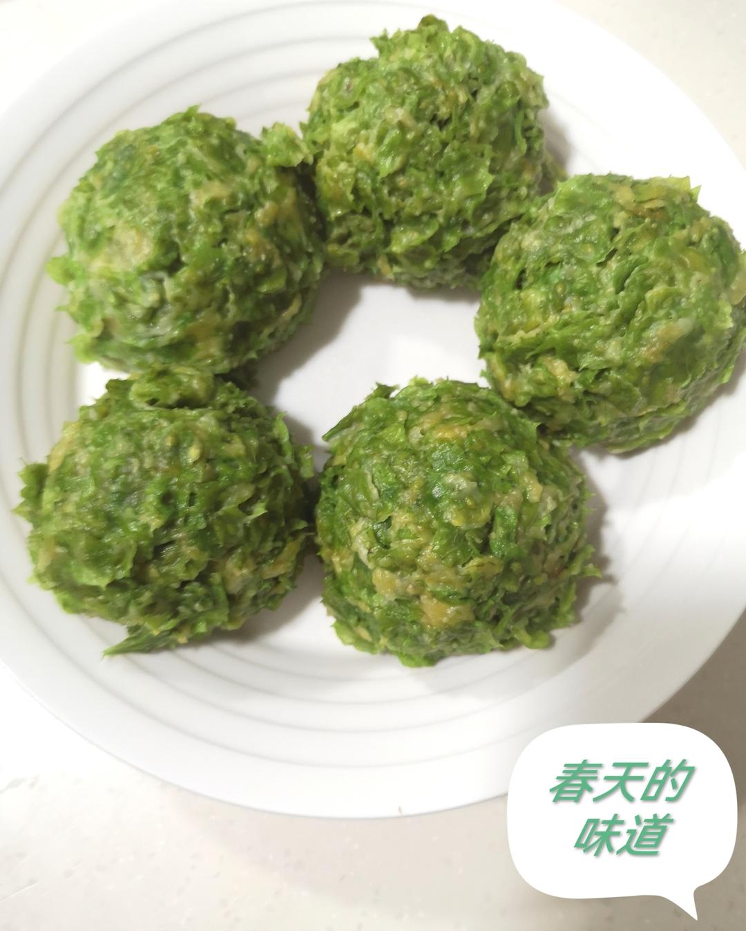 榆钱窝窝（蒸出来还是翠绿色哦）㊙️