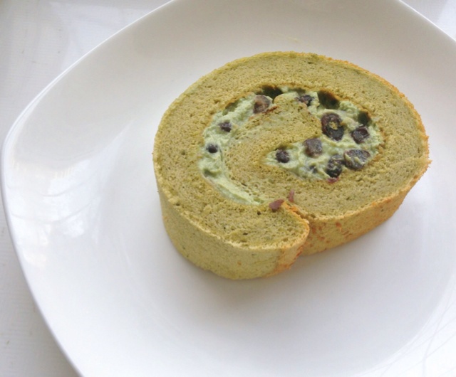 抹茶红豆蛋糕卷（福田淳子版）