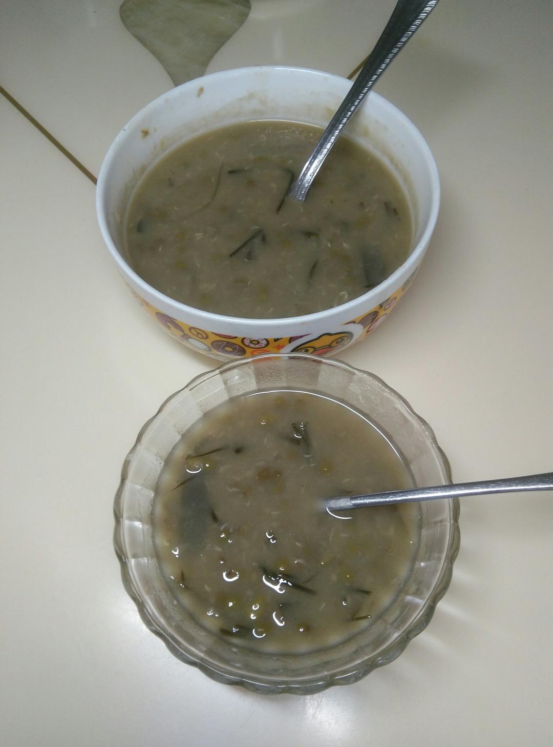 不变色的绿豆沙