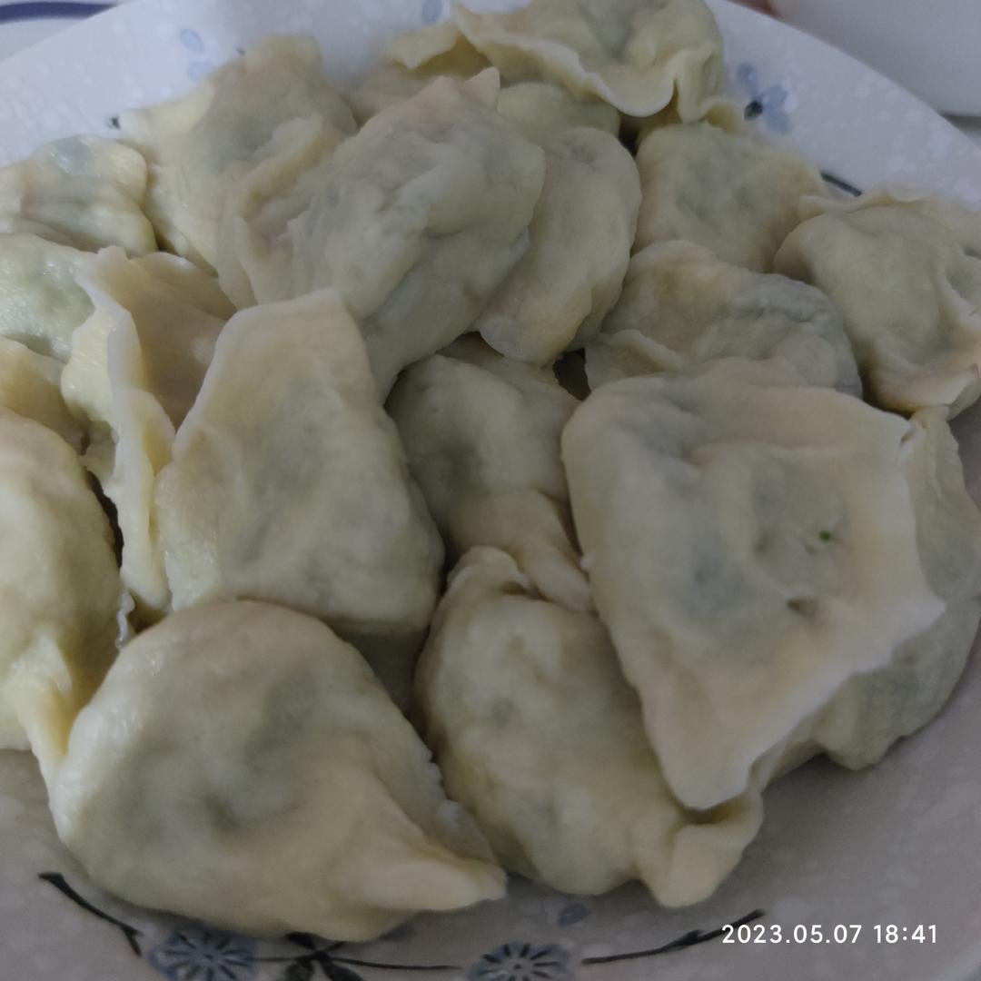 槐花三鲜饺子