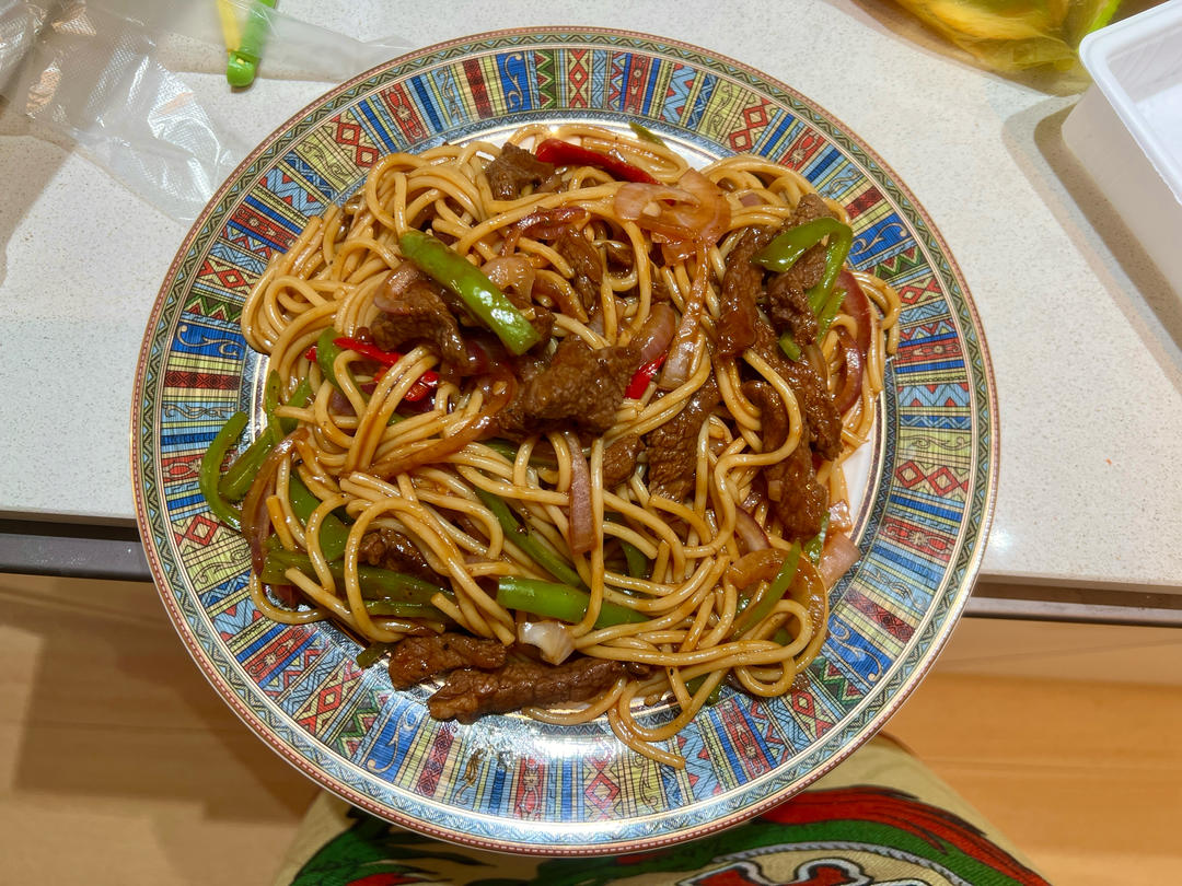 味道不输西餐厅的黑椒牛柳意面