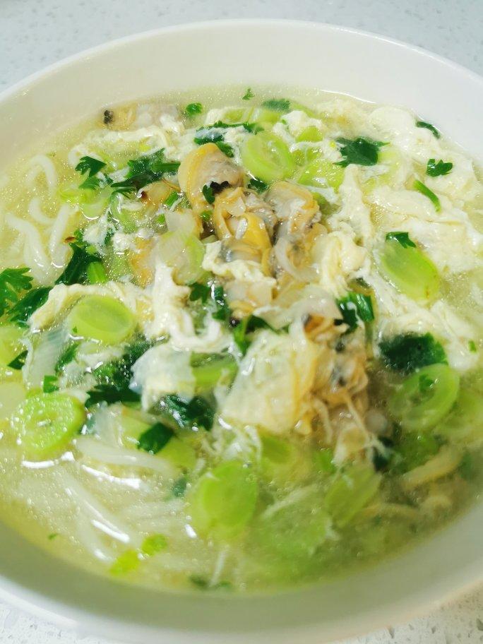 蛤蜊芸豆蔬菜面