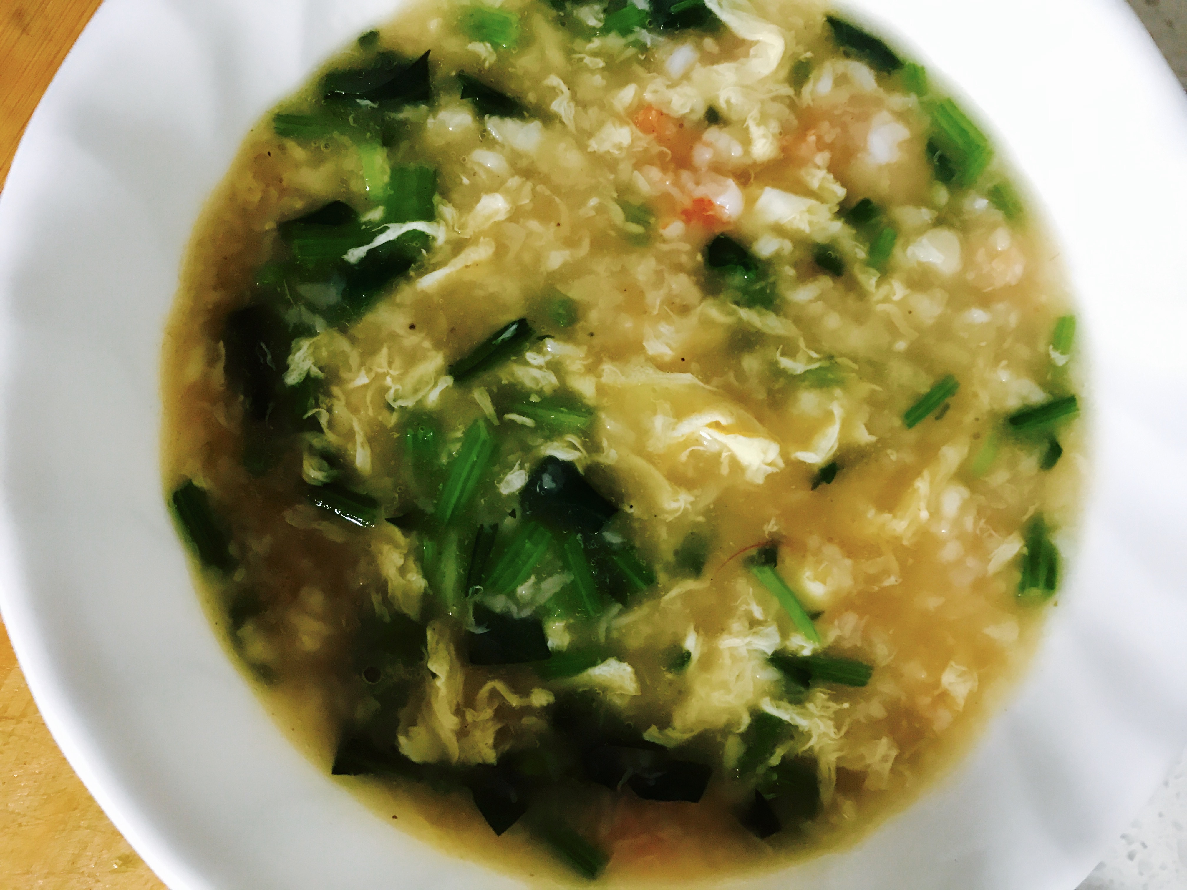 鲜虾菠菜疙瘩汤