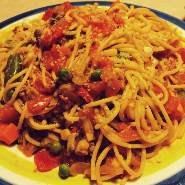 番茄肉酱意大利面