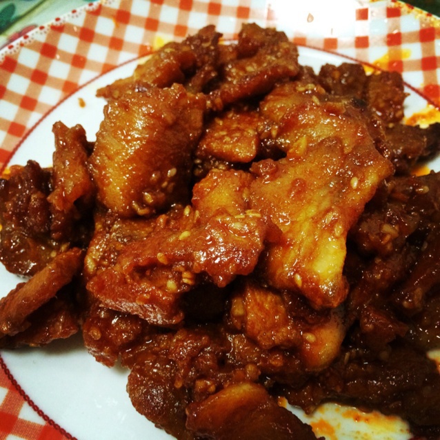 韩式烤五花肉