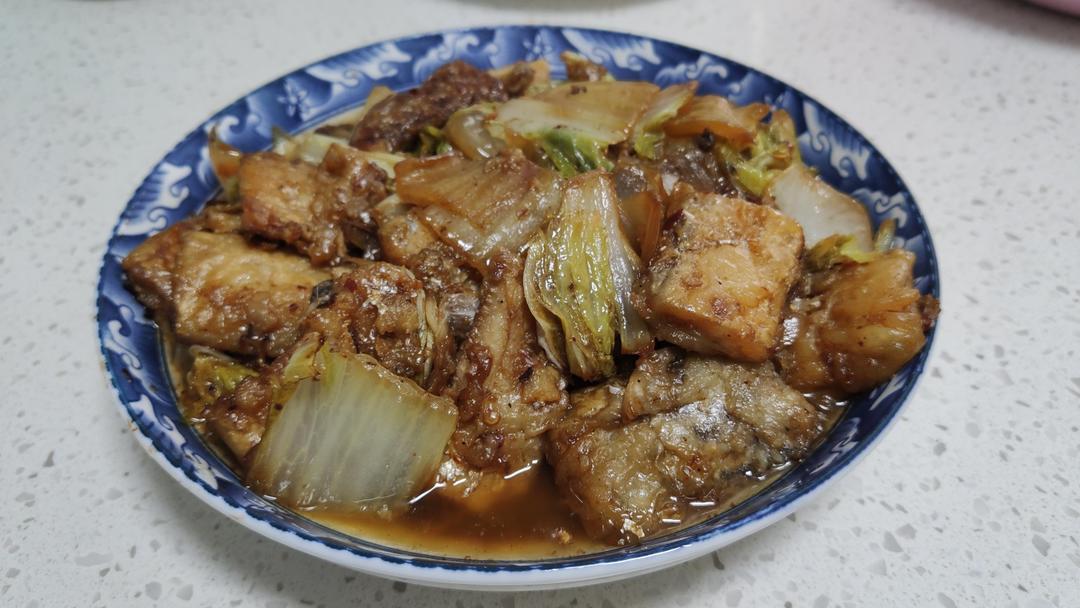 刀鱼扒白菜