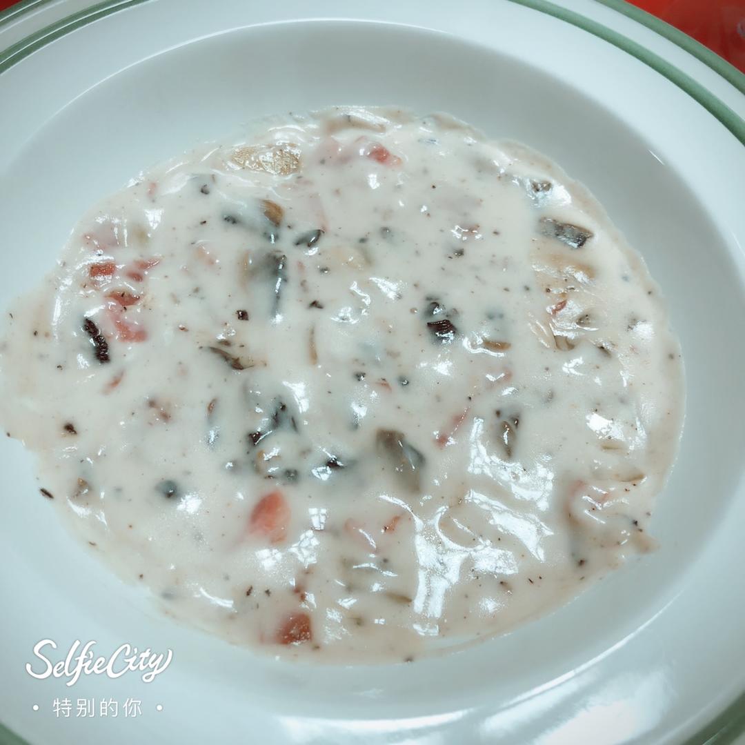 奶油蘑菇汤（完美比例版）