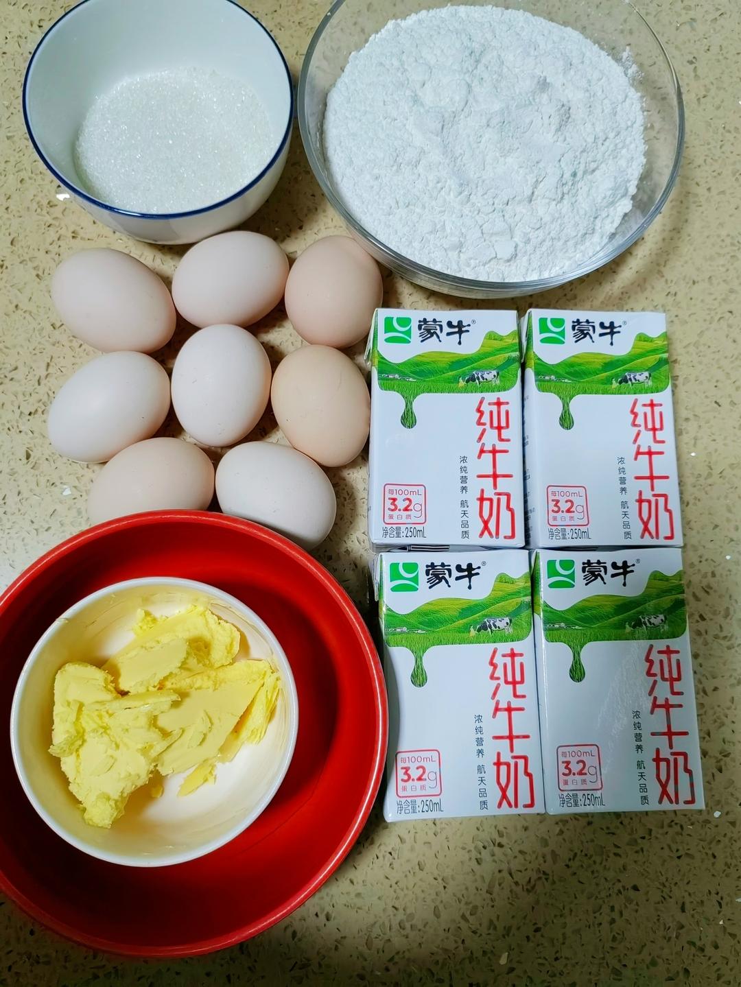 纯奶手撕吐司的做法 步骤1