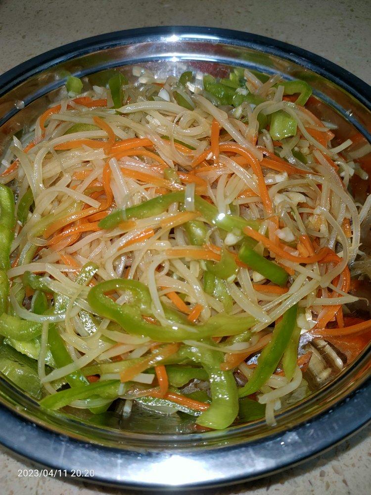 凉拌土豆丝，爽口开胃