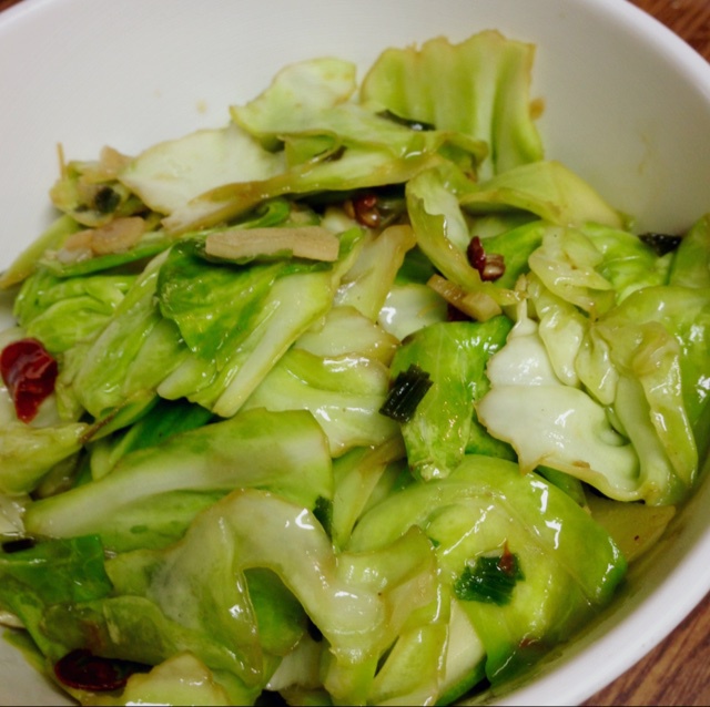 在家炒出街头小馆风味的炝炒圆白菜