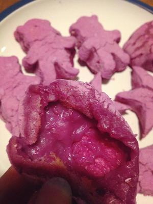 紫薯山药糯米饼（烤箱版）的做法 步骤8
