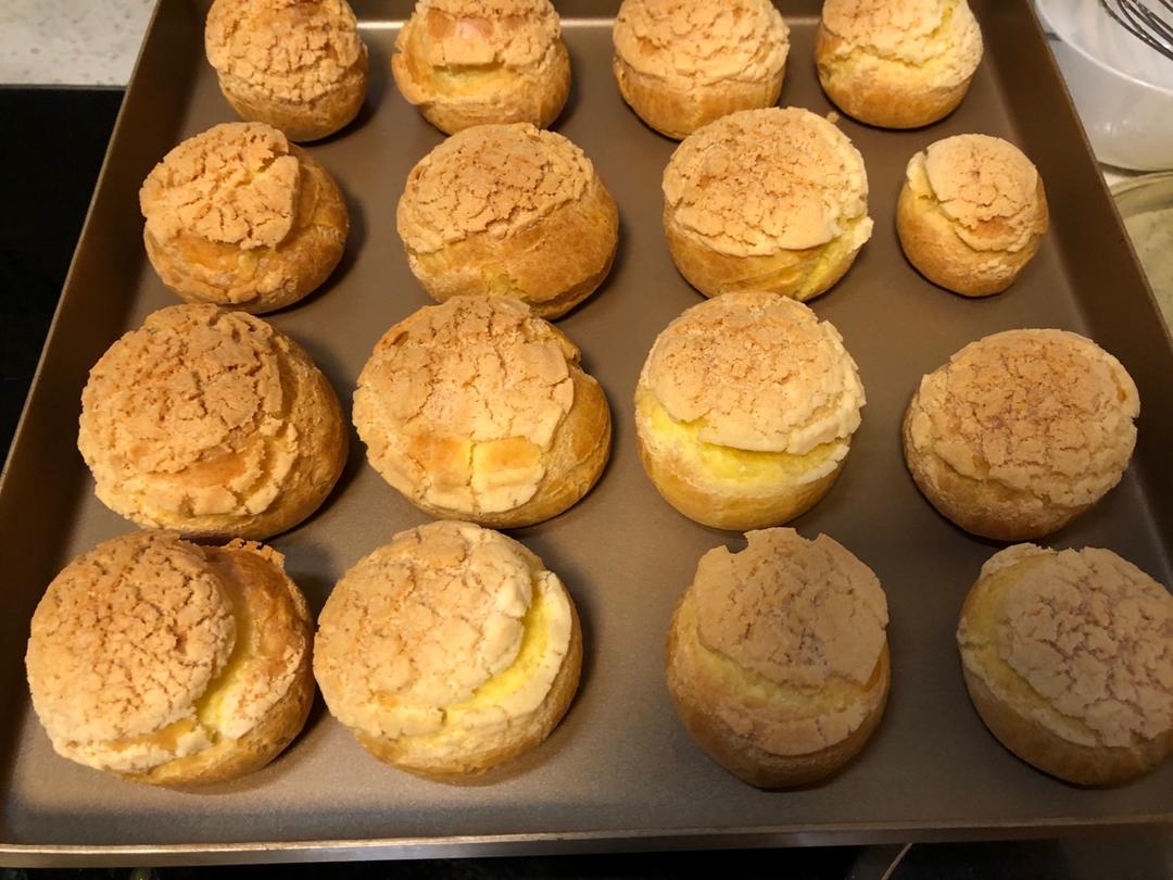 十分美味的酥皮泡芙