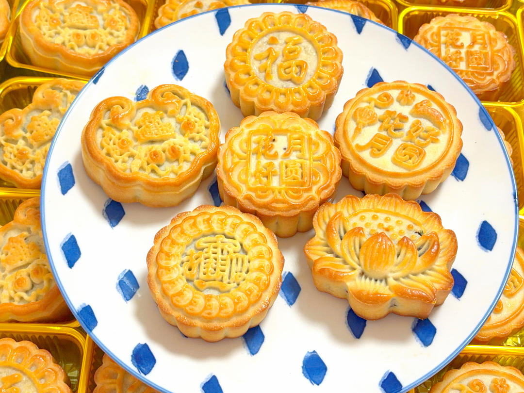 美味分享｜蜜酥月饼～～超好做的老式月饼