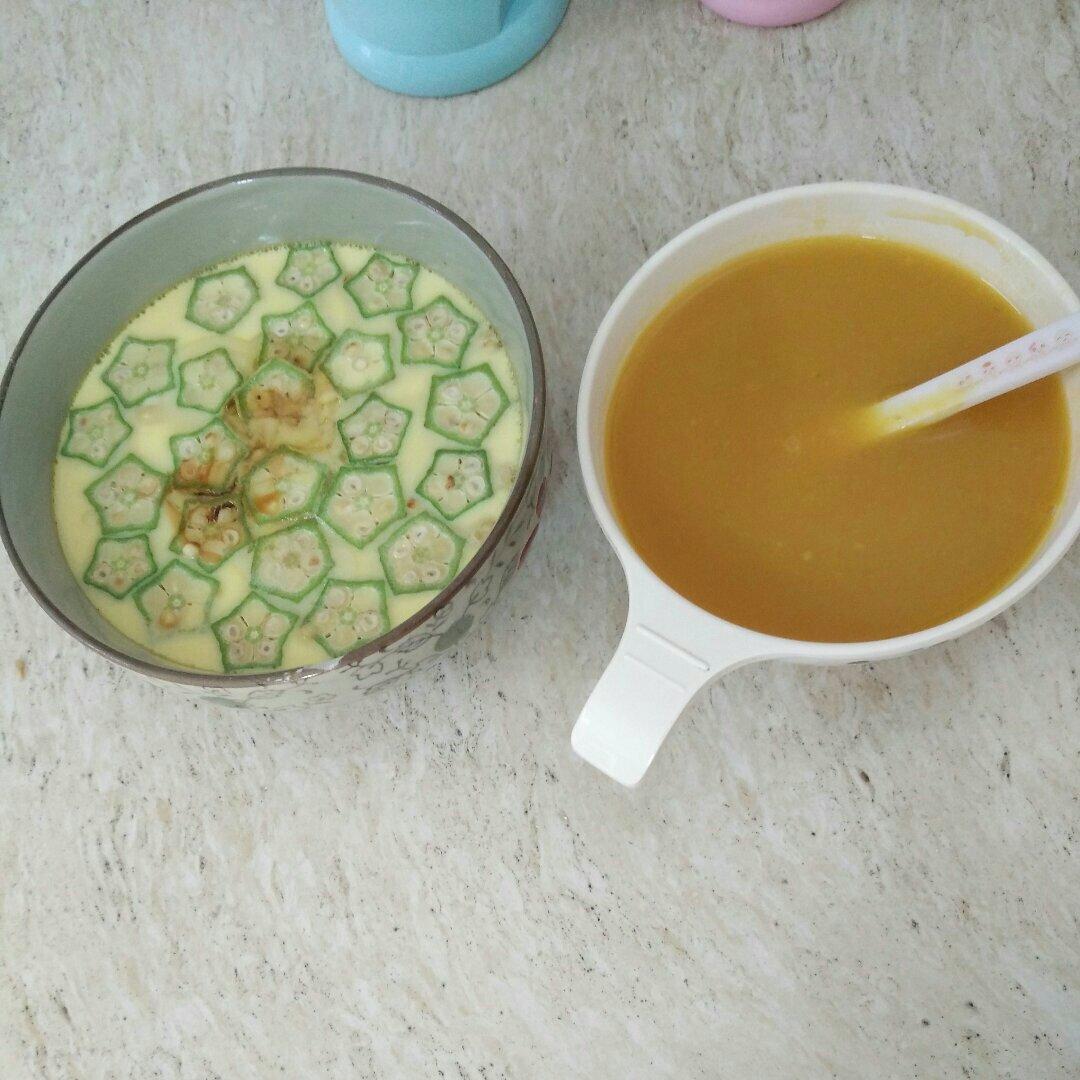 颜值控-做一朵开在碗里的花秋葵蒸水蛋