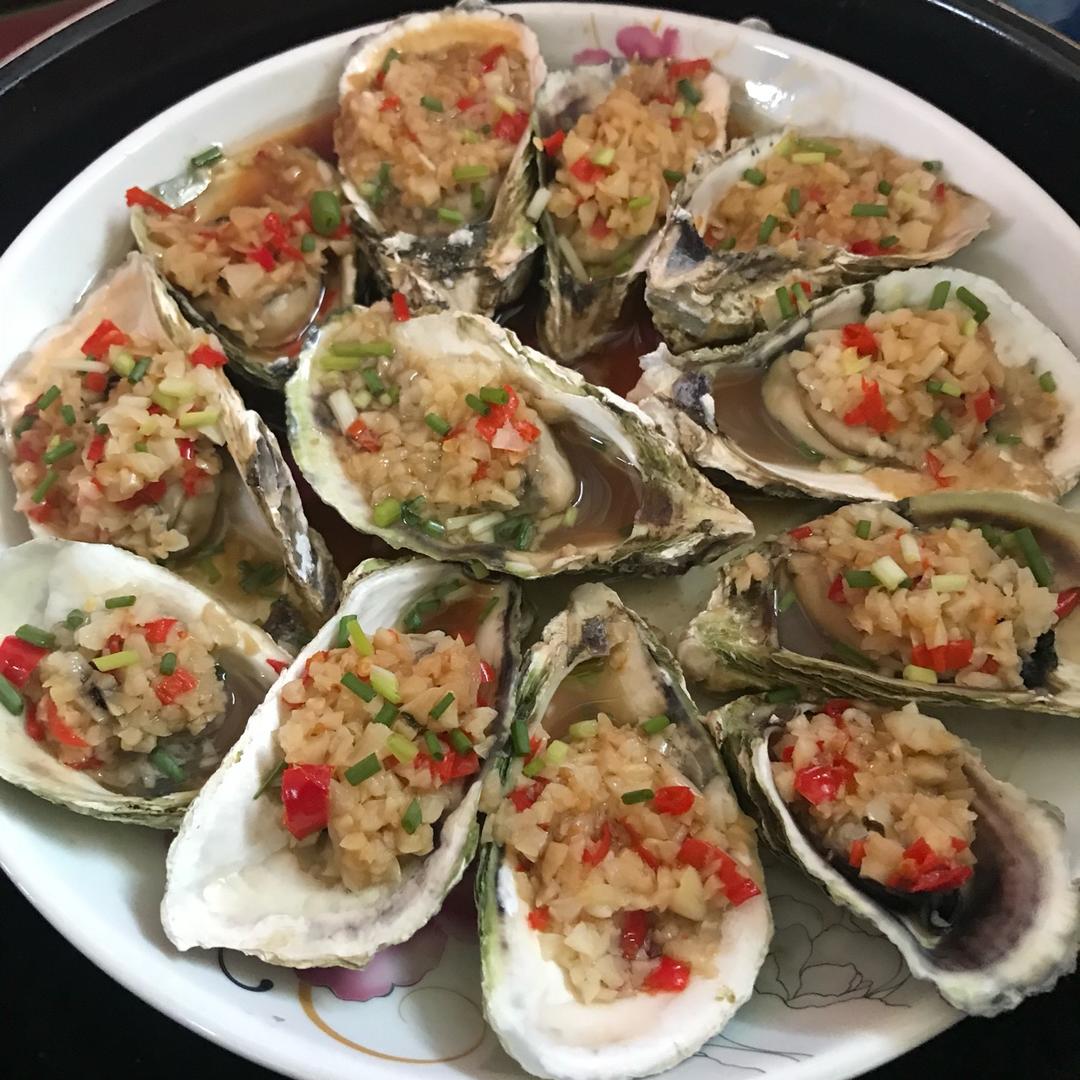 蒜蓉蒸生蚝