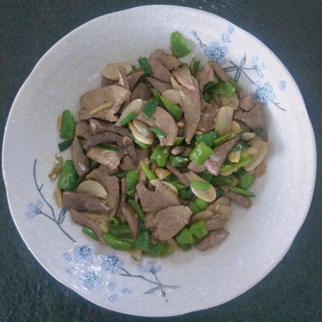 青椒炒猪肝