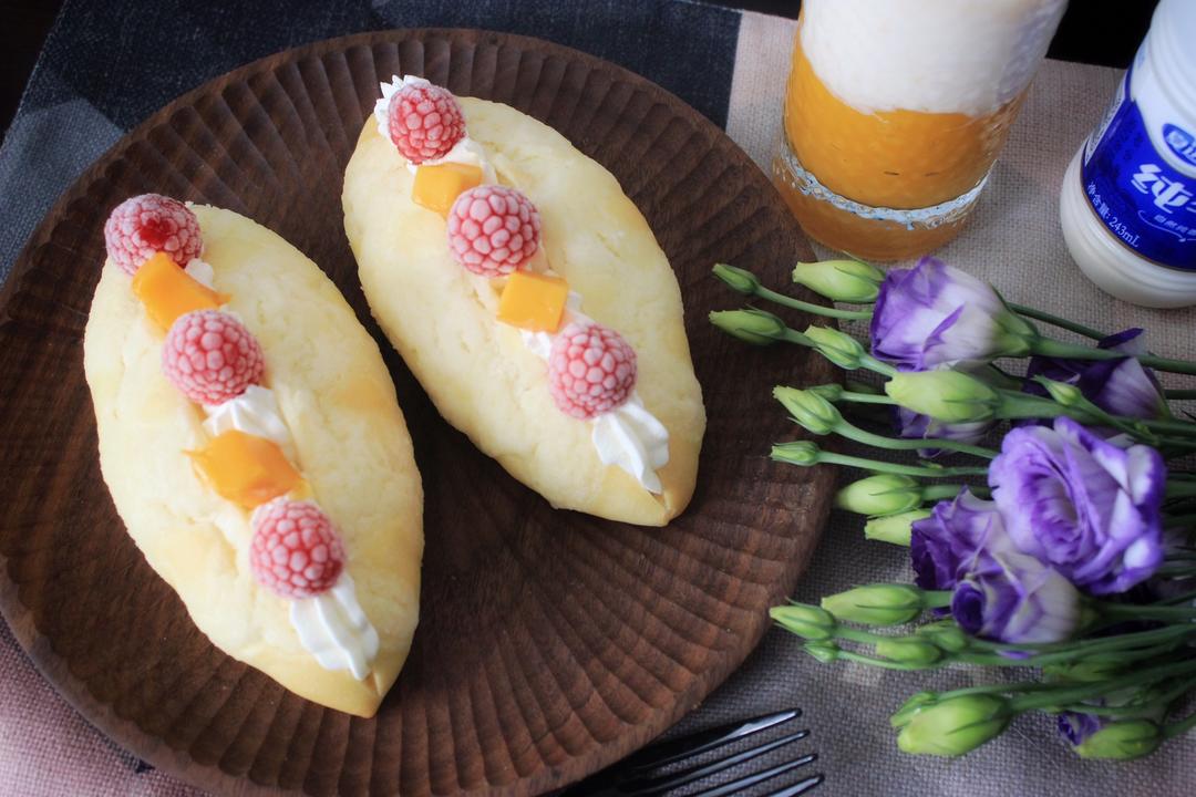 酥香奶油面包的做法