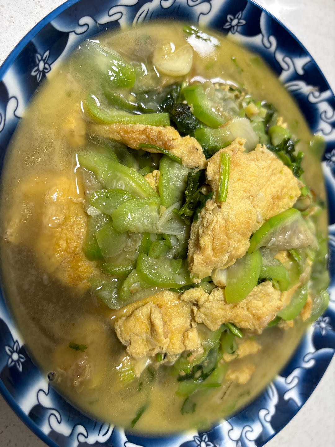 简单快手，五分钟搞定的丝瓜炒蛋