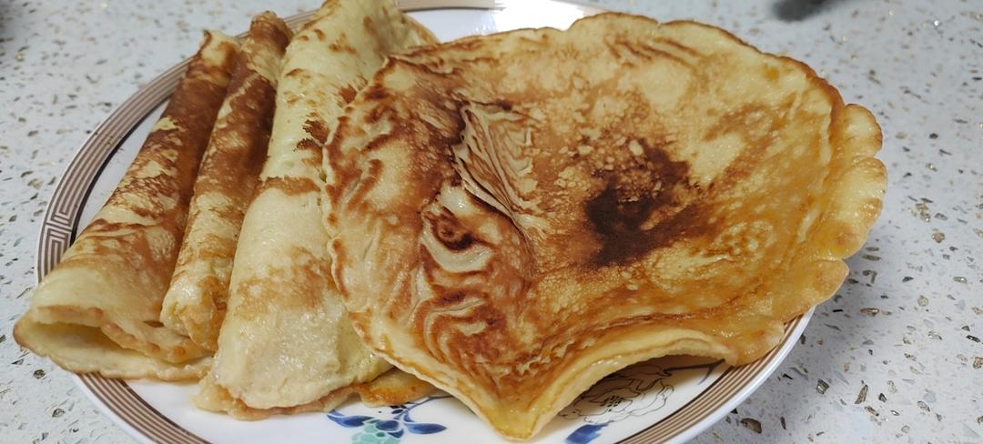 香蕉牛奶鸡蛋饼——免糖少油版
