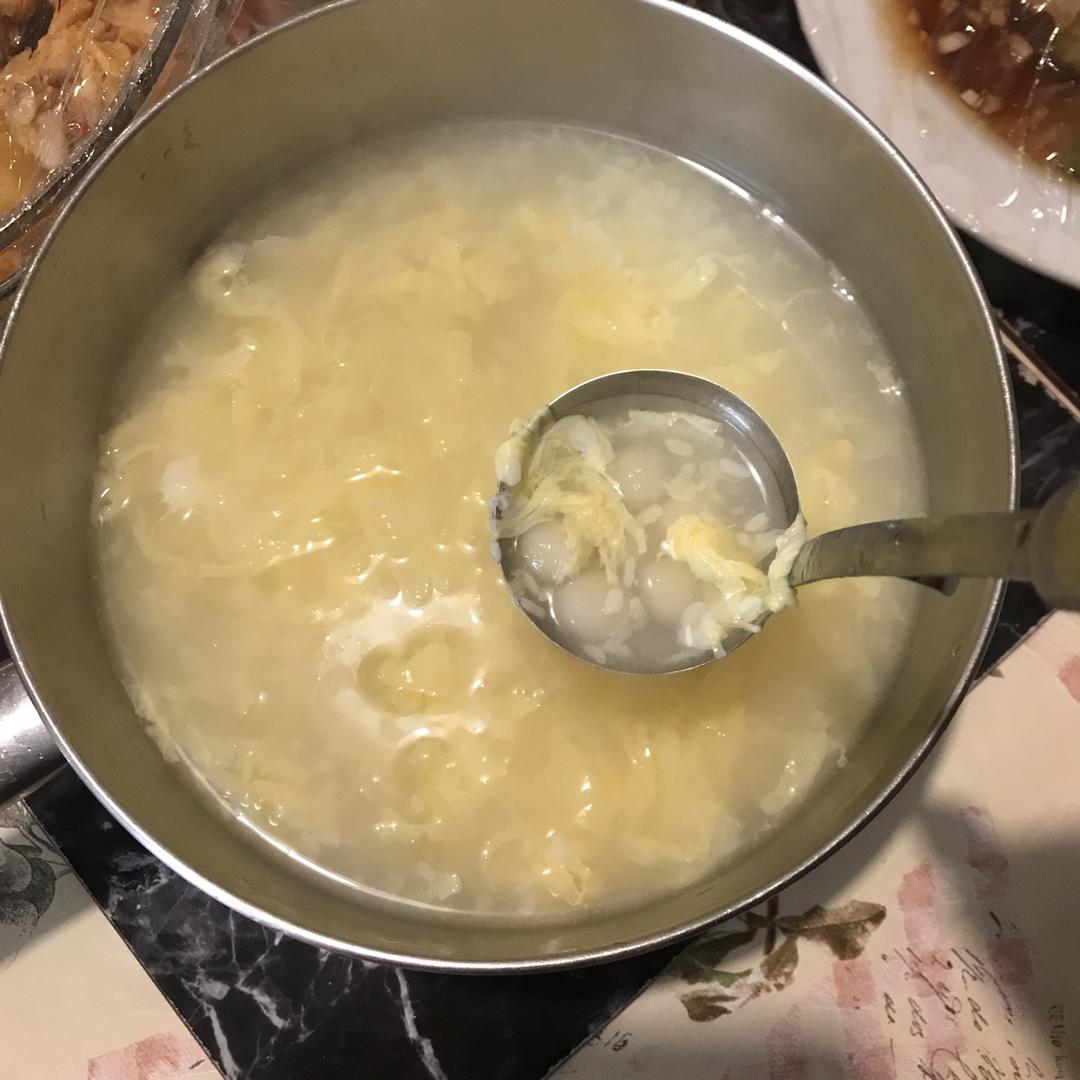 蛋花酒酿圆子