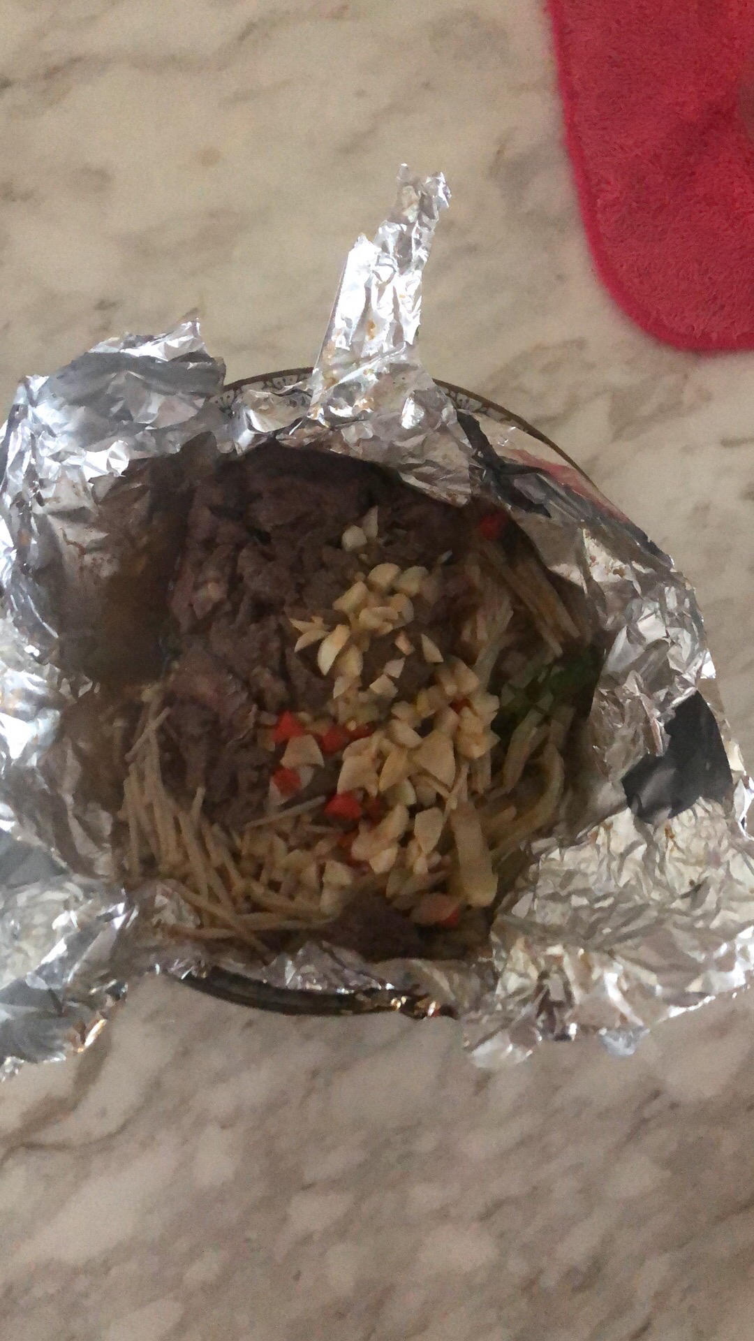 平底锅锡纸牛肉（超快手）