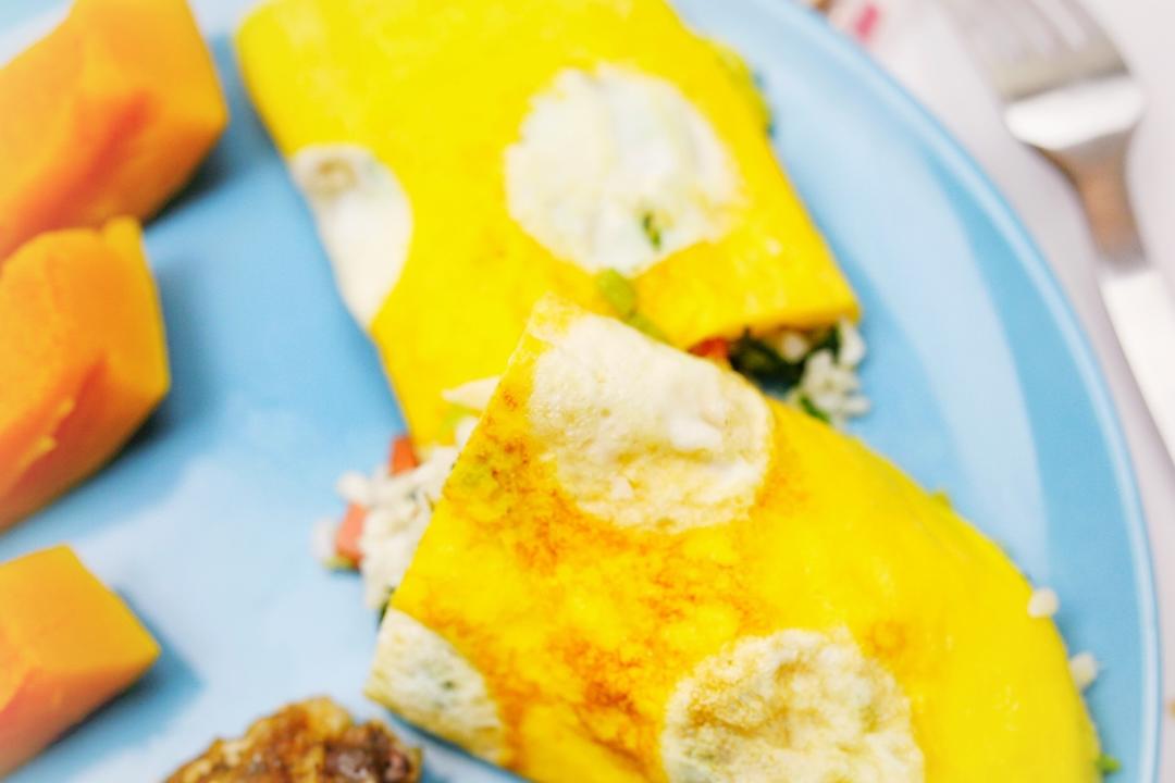 波点蛋包饭