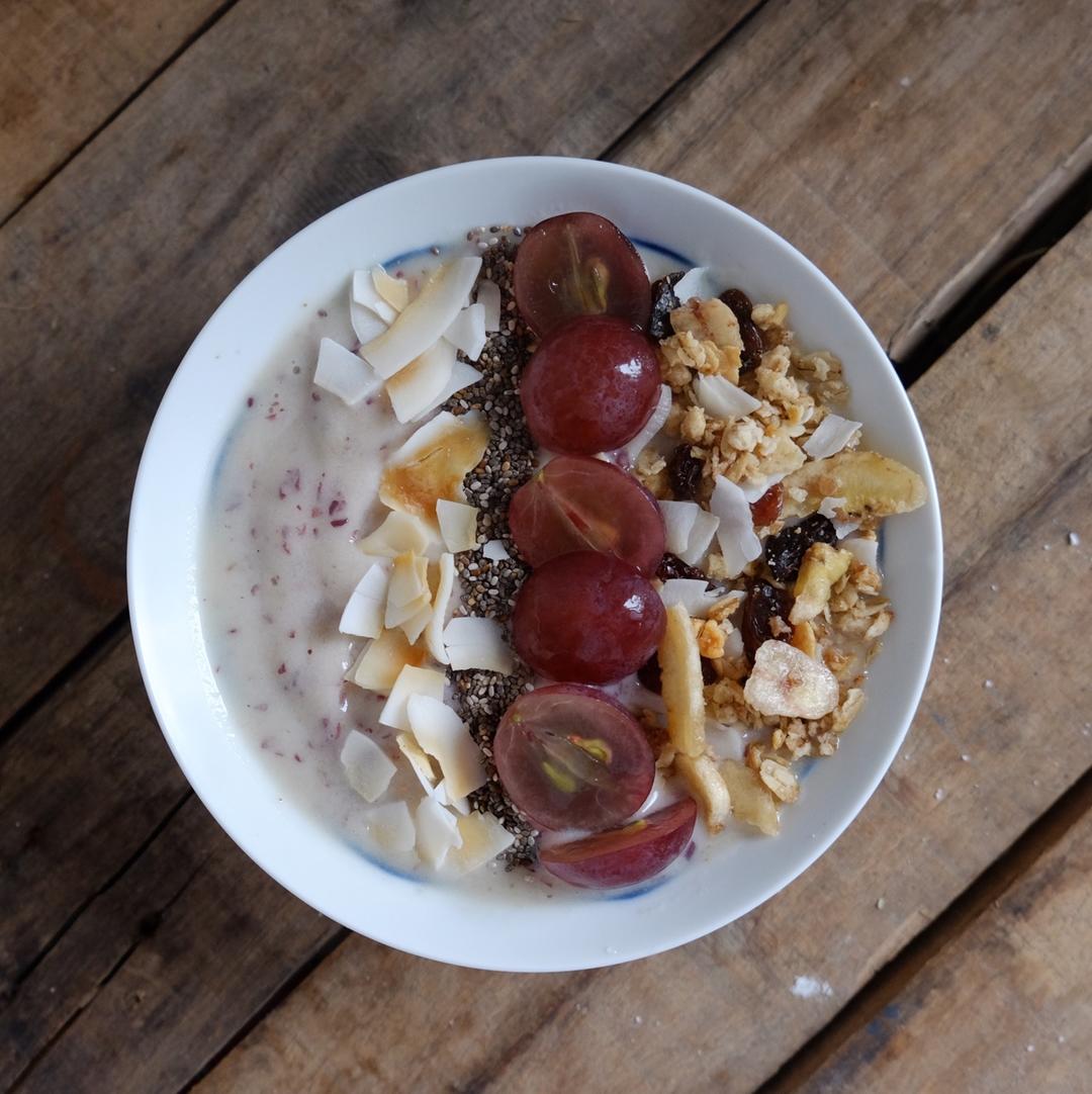 欧美网红级思慕雪smoothie bowl