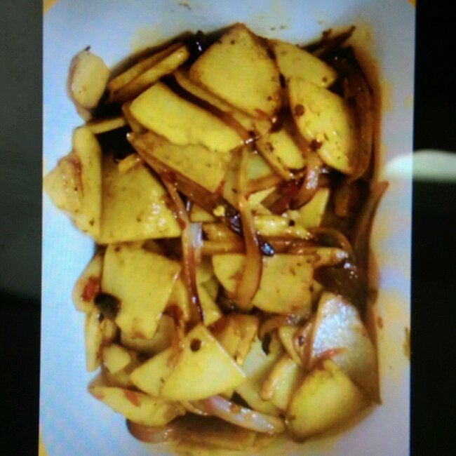 干锅土豆片