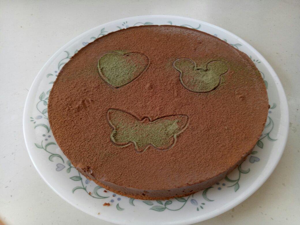 8寸可可戚风蛋糕