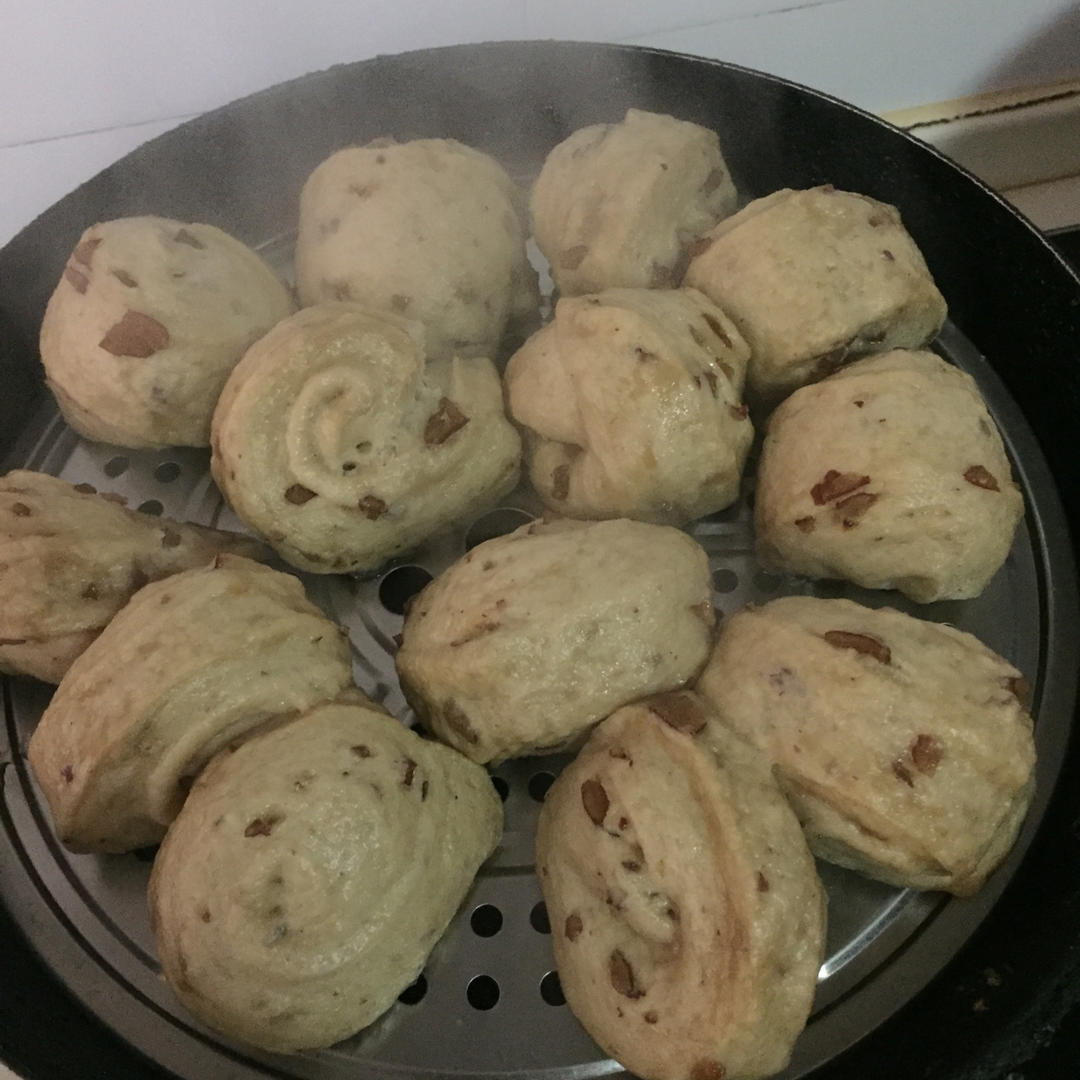 红糖红枣馒头