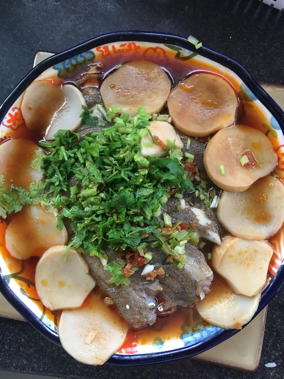 清蒸多宝鱼