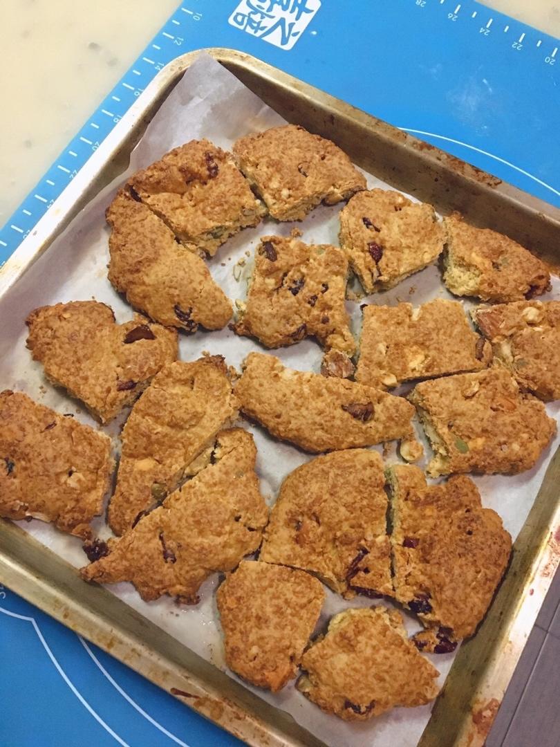 代餐棒--燕麦坚果意式脆饼