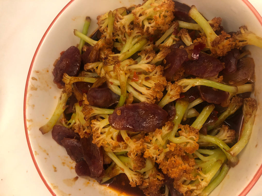 花菜炒腊肠
