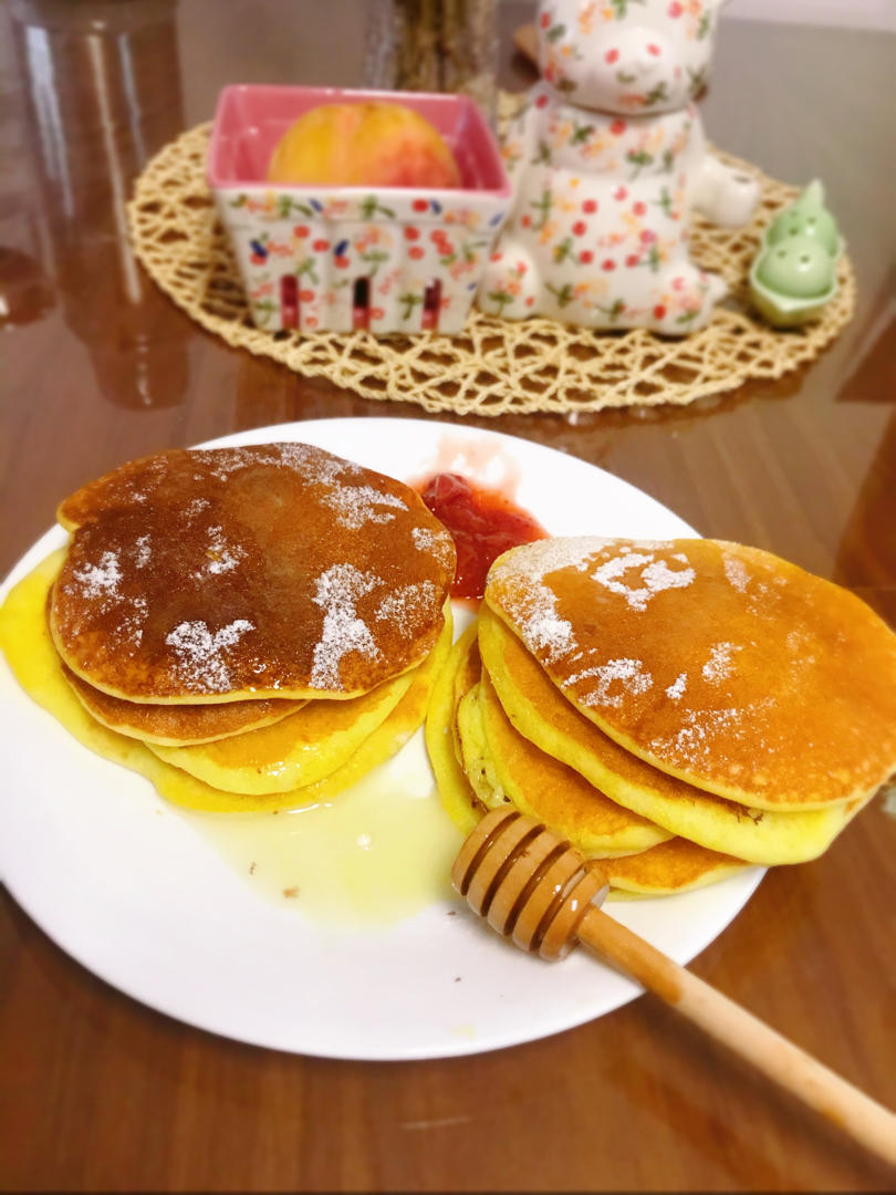 正宗美式煎饼（pancakes）