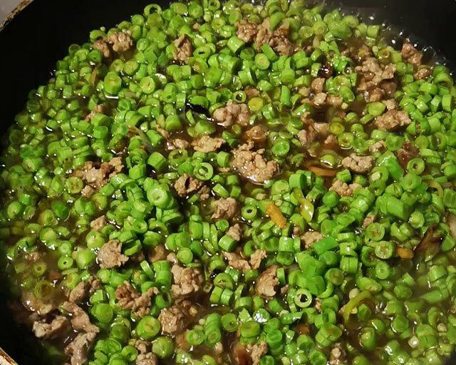 快熟版豆角炒肉