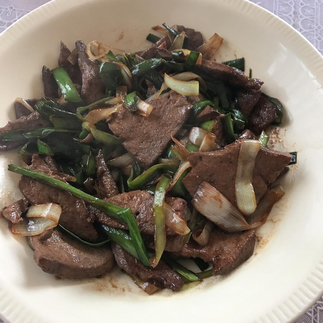 青椒炒猪肝