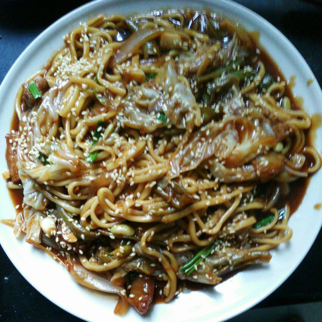 豆角焖面