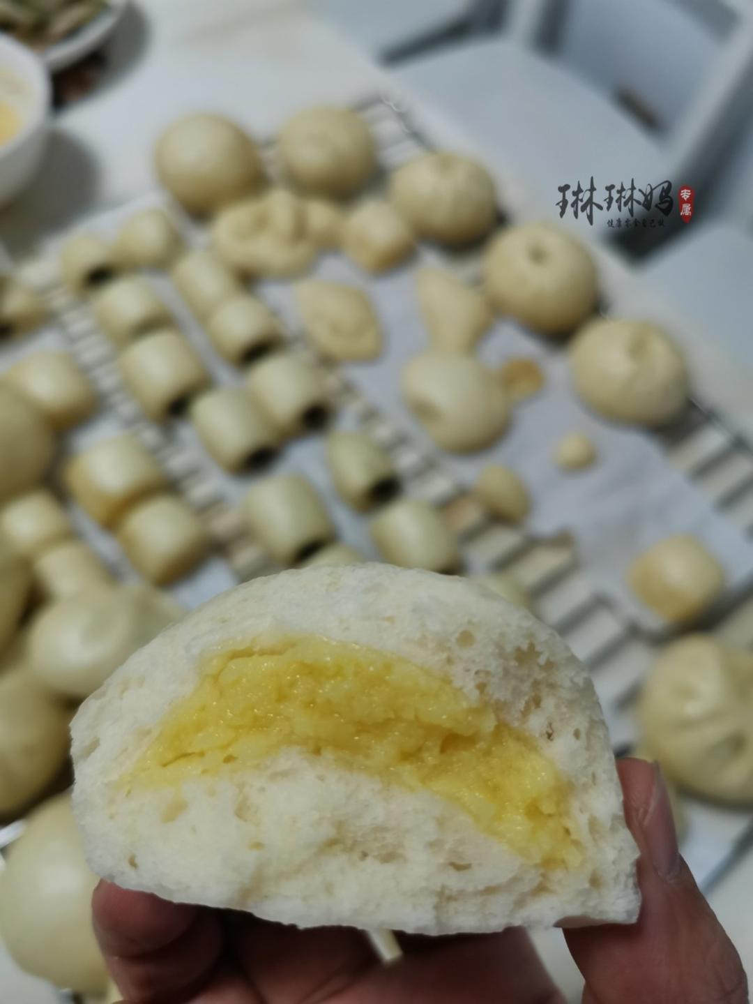 奶黄馅儿和奶黄包